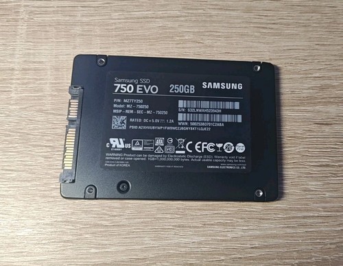 Ssd samsung 750evo 250gb - 750evo, con