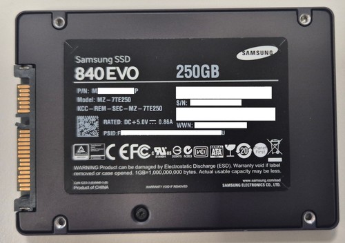 Ssd samsung 840 - evo, 2.5"