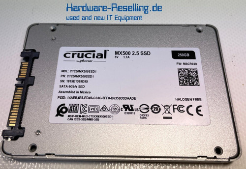 Micron crucial mx500 250 - gb, 3d