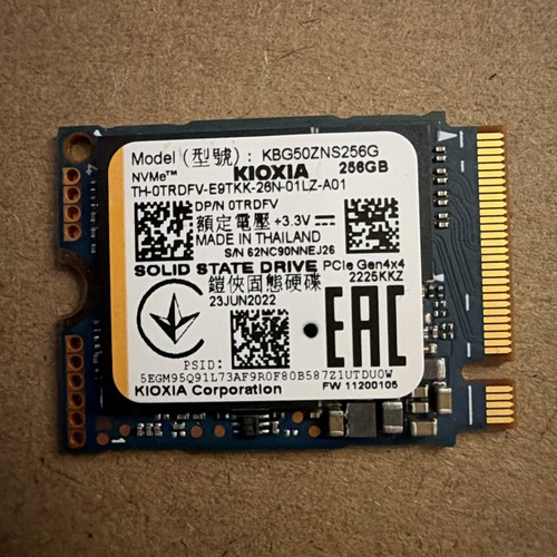 Ssd kioxia kbg50znv256g 256gb - kbg50znv256g,