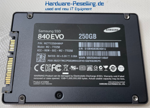 Samsung 840 evo 250 - evo, gb