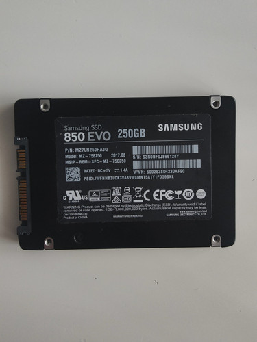 Samsung ssd 850 evo 250gb - samsung,