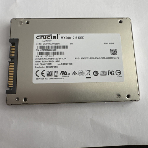Crucial mx200 250 5 - mx200, gb