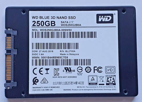Ssd 250 sata iii - sata, wd