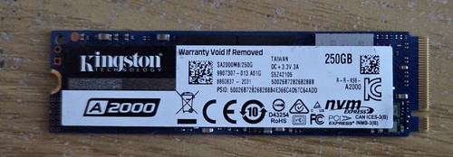Kingston a2000 250 - 250, gb